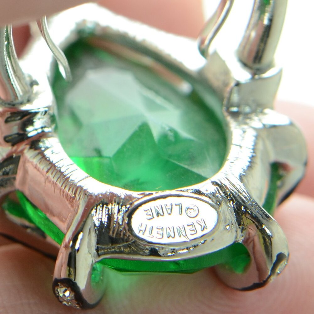 Kenneth Jay Lane Kjl Crystal Teardrop Ring - image 5